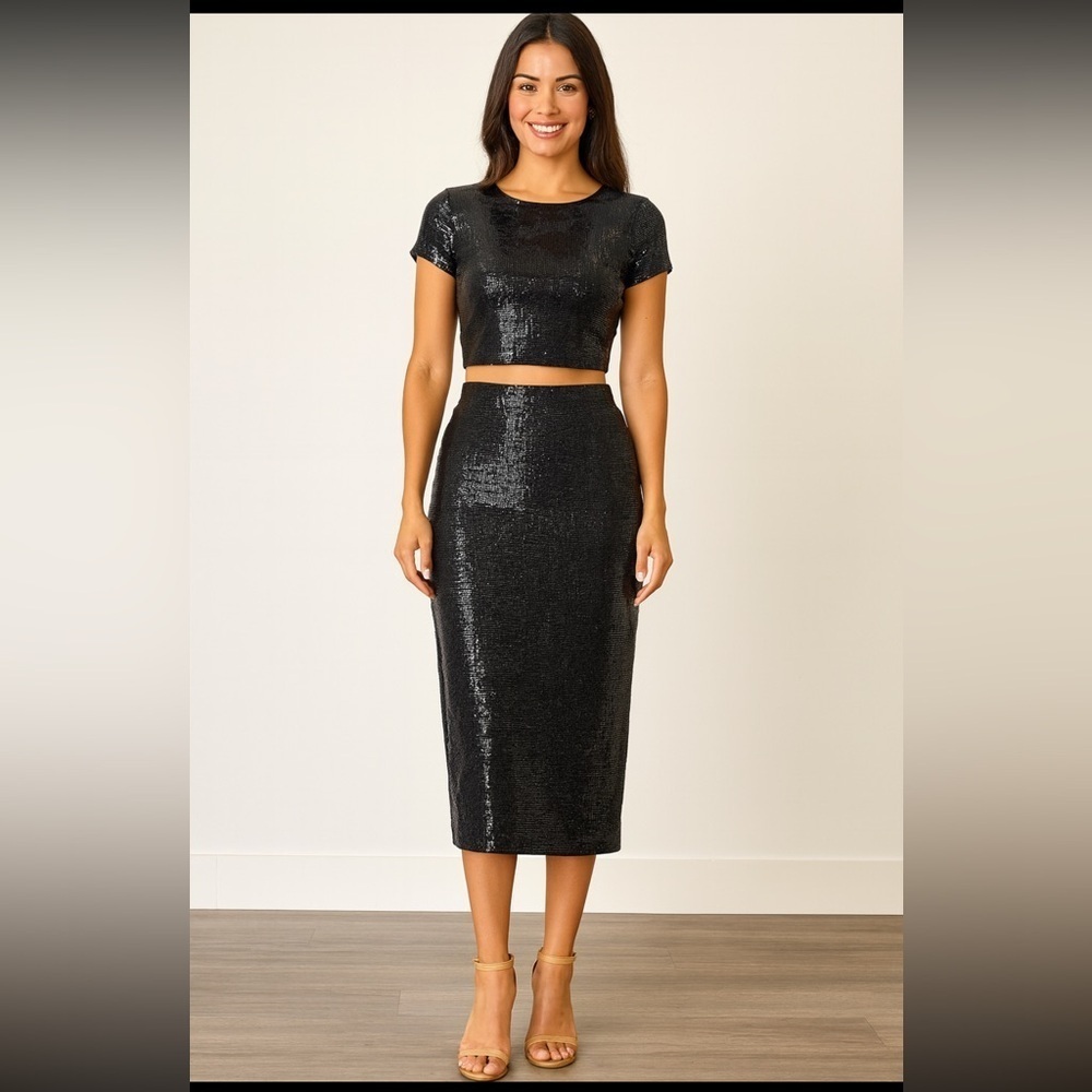 Bebe black disco dot set XS NEW